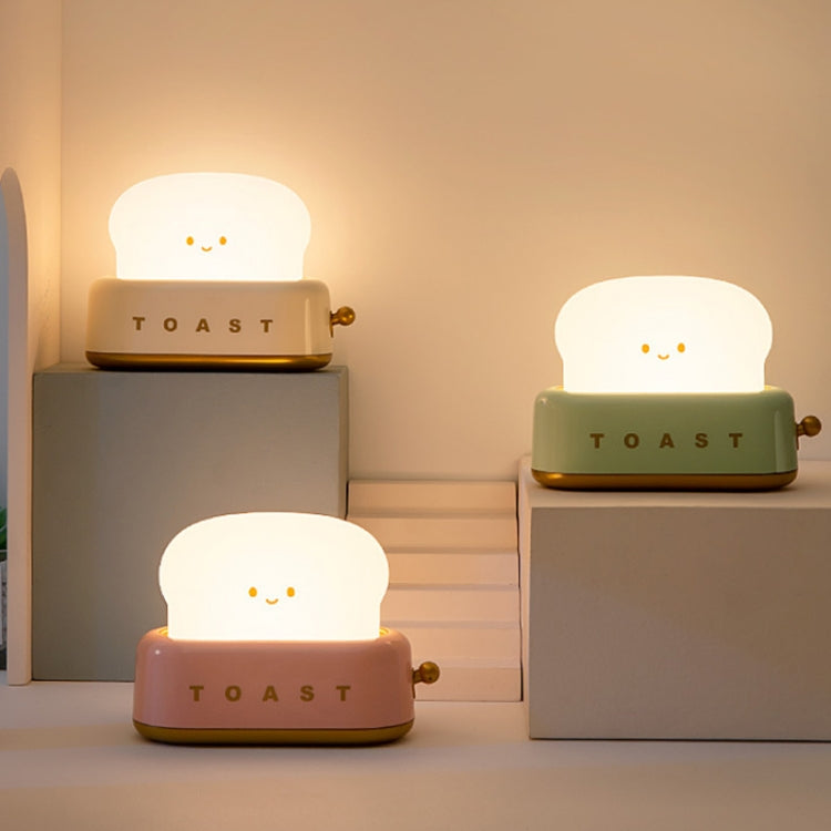 4W USB Charging LED Bread Maker Night Light Timing Sleep Light(Yellow)