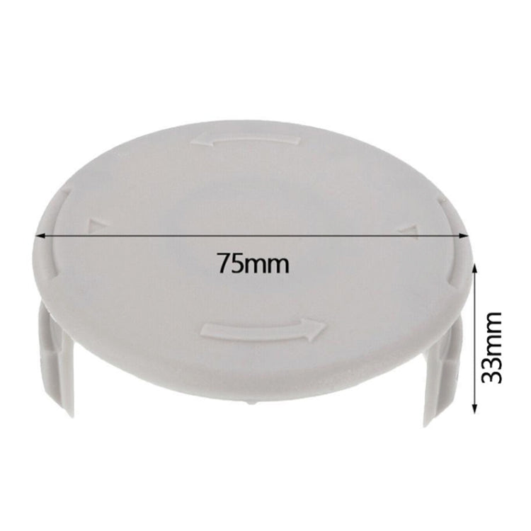 2PCS RY3-1 Mowing Line Cover Grass Head Valve Core For Ryobi One+AC14RL3A(Gray)
