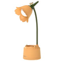 GIVELONG LED Foldable Desk Lamp Stylus Holder Night Light(Yellow)