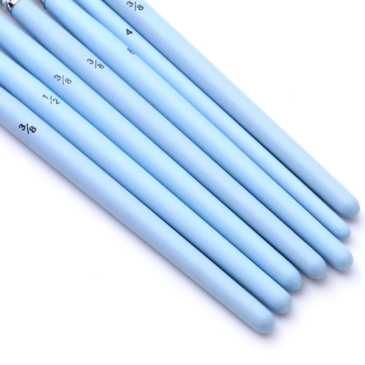 18 In 1 Multipurpose Nylon Hair Watercolor Paintbrush Acrylic Paintbrush(Light Blue)
