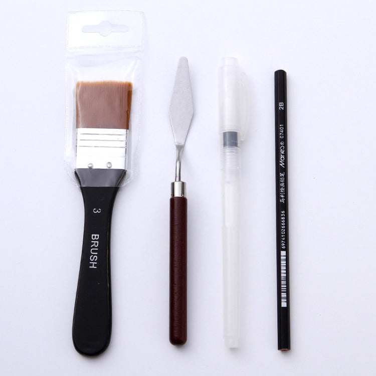 18 In 1 Multipurpose Nylon Hair Watercolor Paintbrush Acrylic Paintbrush(Dark Blue)
