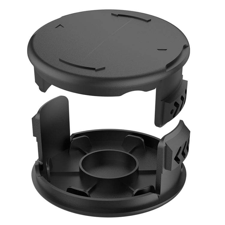 2PCS GK04 Cordless Weeder Lawn Mower Spool Cover For Greenworks(Black)