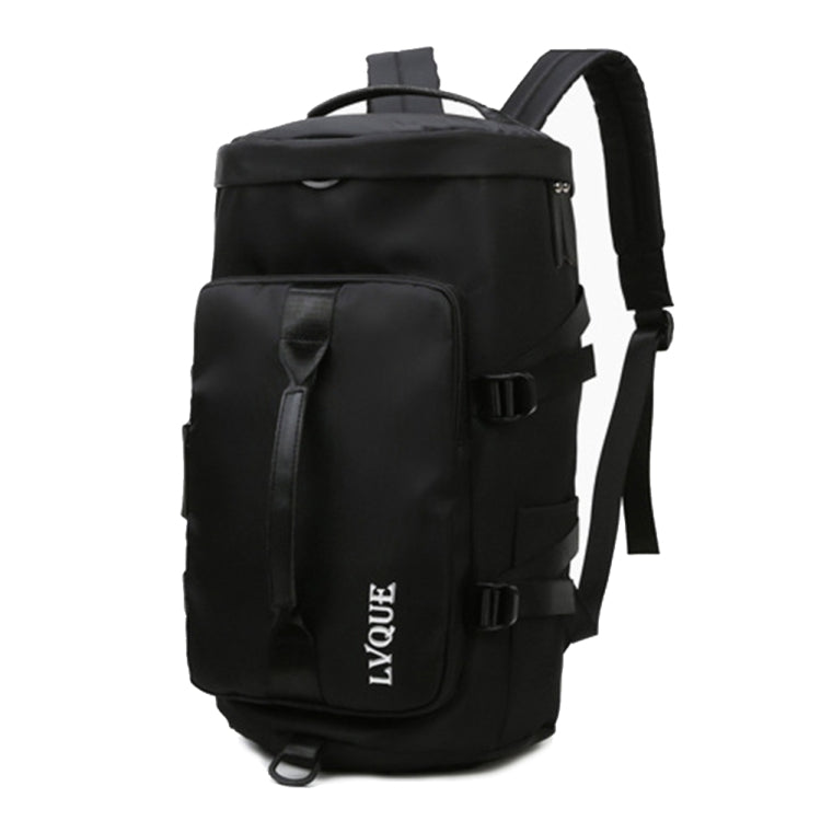 375 Large-capacity Waterproof and Wear-resistant Crossbody Travel Backpack(Black)
