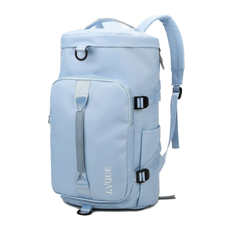 375 Large-capacity Waterproof and Wear-resistant Crossbody Travel Backpack(Sky Blue)