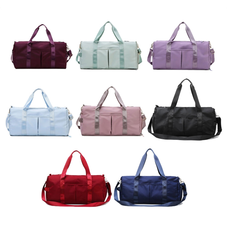20200 Large Capacity Waterproof Sports Fitness Messenger Bag, Size: L (Dark Purple)