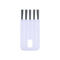 Household Multifunctional Bendable Groove Crevice Cleaning Brush(White)