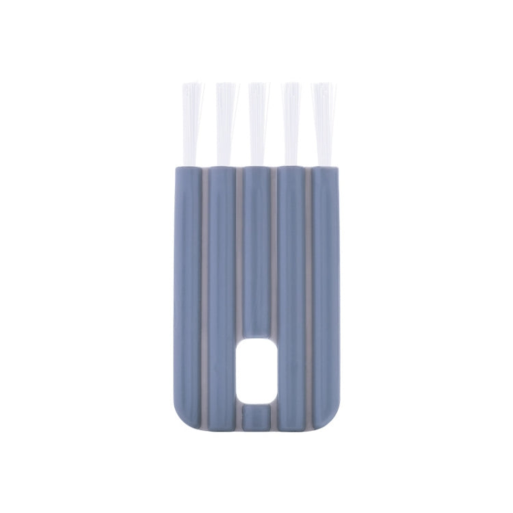 Household Multifunctional Bendable Groove Crevice Cleaning Brush(Grey)
