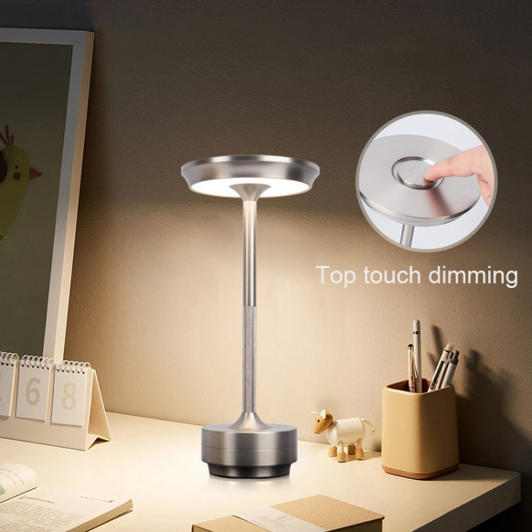 Rechargeable Desk Lamp Removable Desk Lamp Bar Atmosphere Night Light(Gold)