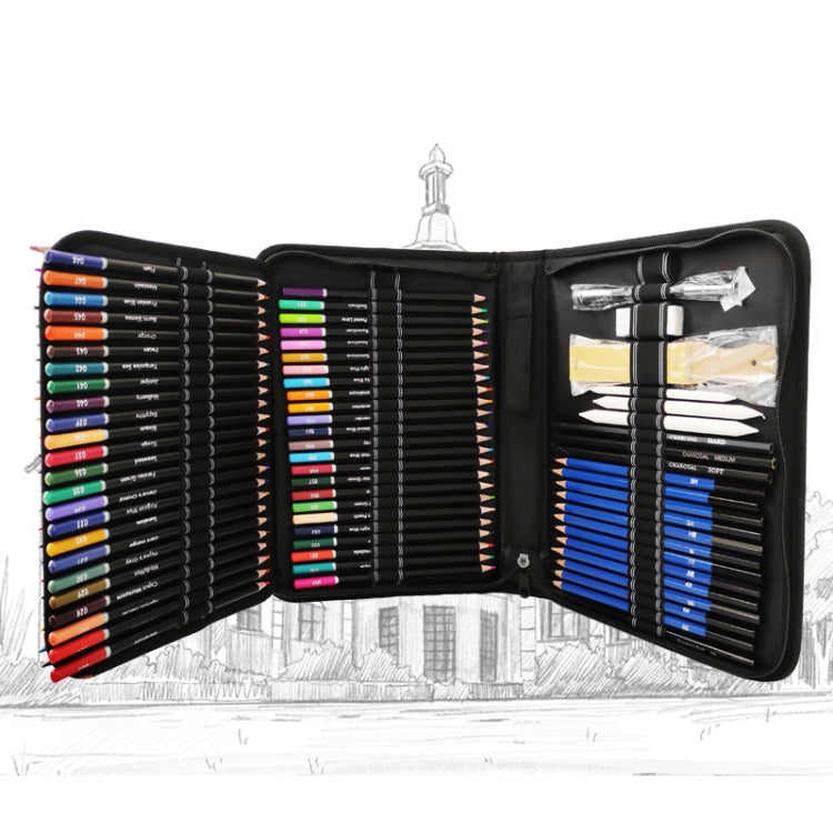 71pcs/set Sketch Color Pencil Set Art Student Drawing Kit