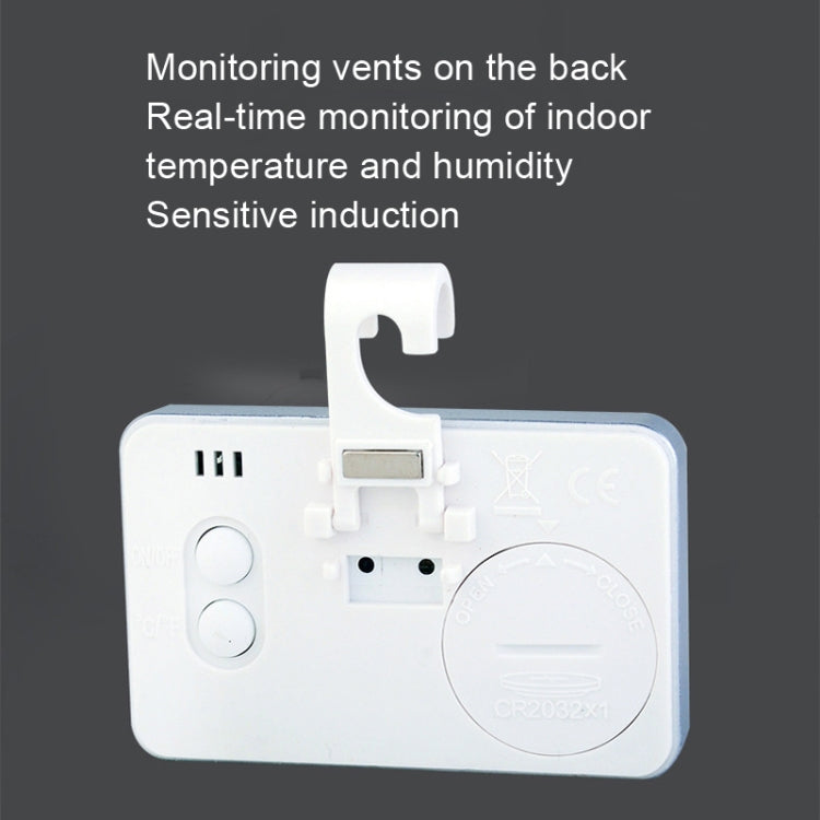 HT-6S Indoor Electron Temperature And Humidity Color Digital Display Mini Home Thermometer(White)