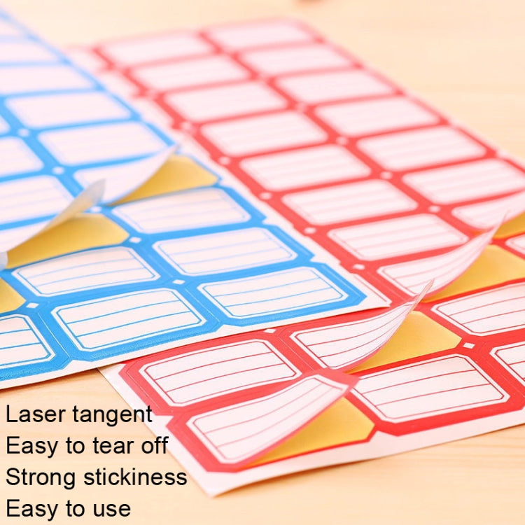 2 Bags Handwritten Self-adhesive Small Label Stickers, Specification: 4608 Red 50x28mm