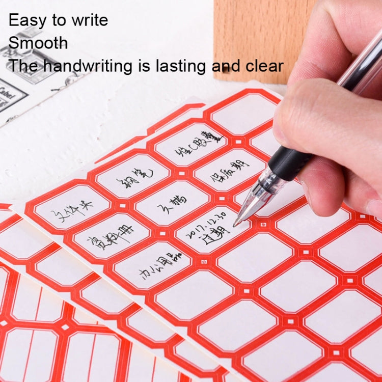 2 Bags Handwritten Self-adhesive Small Label Stickers, Specification: 4608 Blue 50x28mm