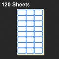 2 Bags Handwritten Self-adhesive Small Label Stickers, Specification: 4625 Blue 37x25mm