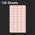 2 Bags Handwritten Self-adhesive Small Label Stickers, Specification: 4630 Red 30x12mm