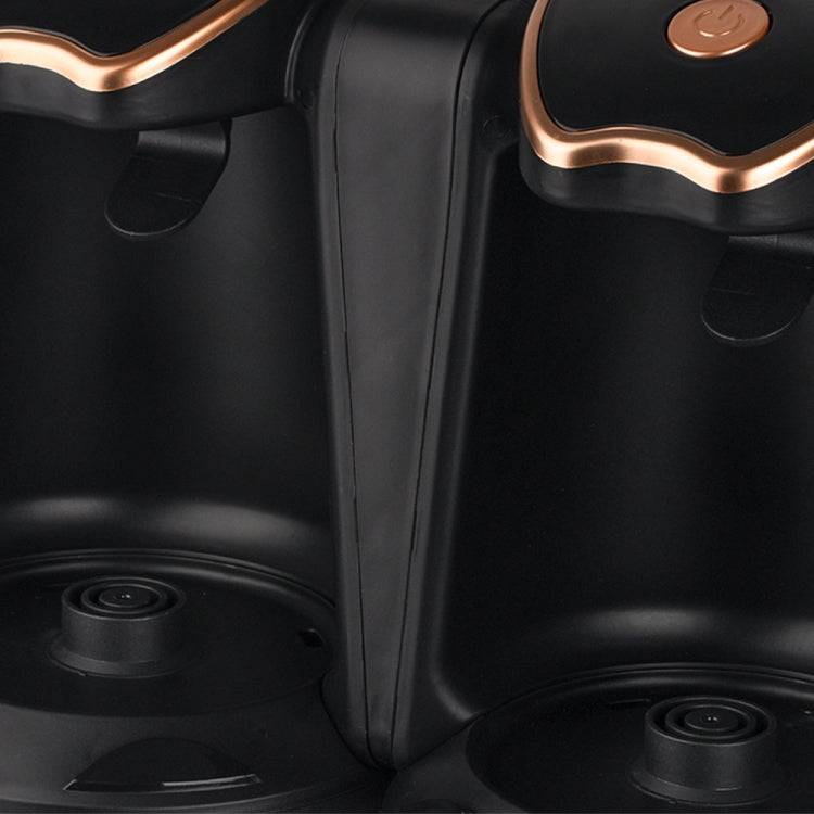 RAF R.109 Household Heating Coffee Pot Portable Office Coffee Tea Maker, EU Plug(Black Gold)
