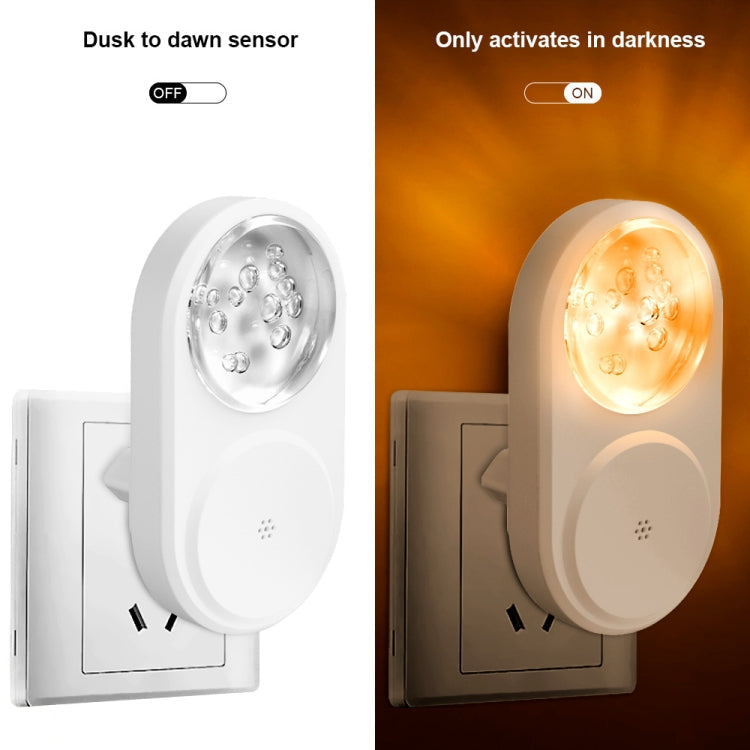 2 PCS Smart LED Light Control Night Light RGB Colorful Atmosphere Light with Sleeping Light(EU Plug)