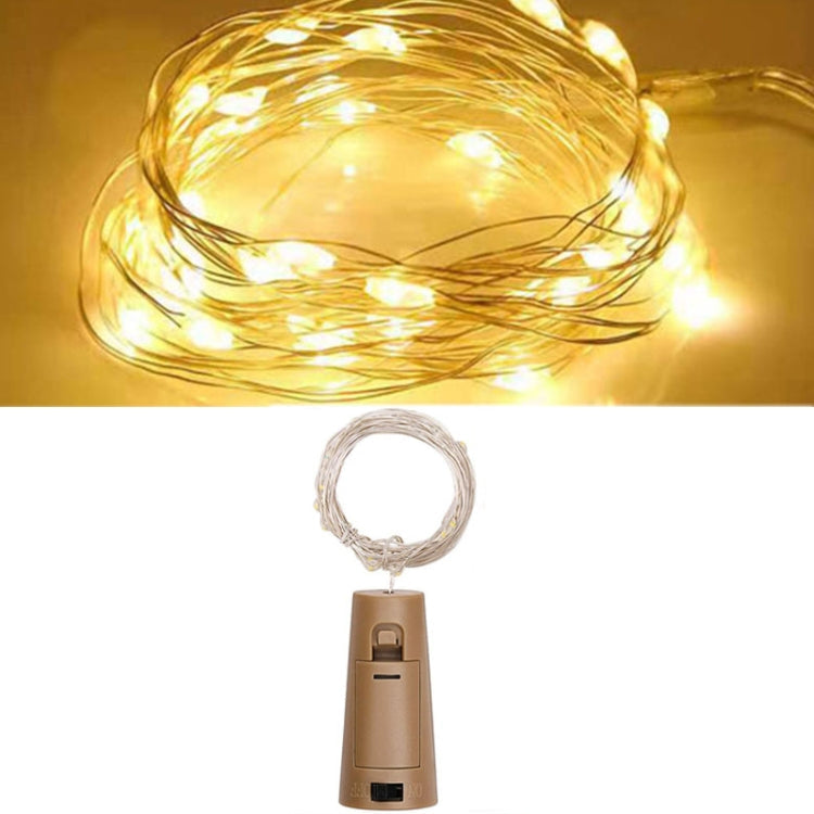LED Wine Cork Christmas Decorative String Lights, Spec: 2m 20 lights(Warm White)