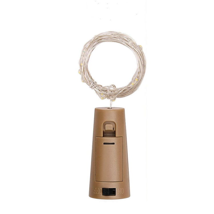 LED Wine Cork Christmas Decorative String Lights, Spec: 2m 20 lights(Warm White)