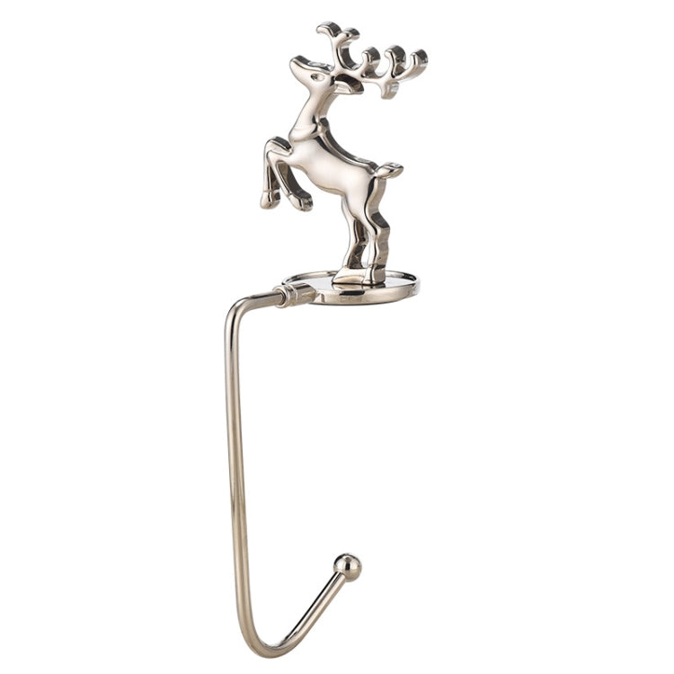 Christmas Decorative Hook Cartoon Christmas Hanger, Spec: Silver Deer