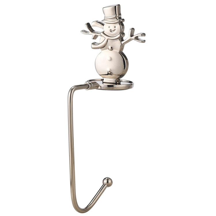 Christmas Decorative Hook Cartoon Christmas Hanger, Spec: Silver Snowman