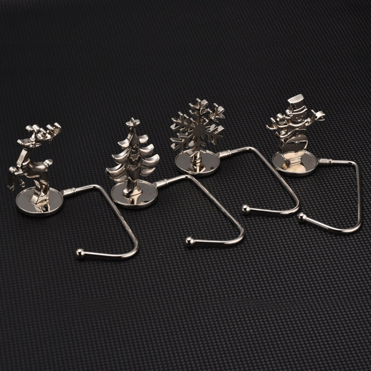 Christmas Decorative Hook Cartoon Christmas Hanger, Spec: Silver Snowman