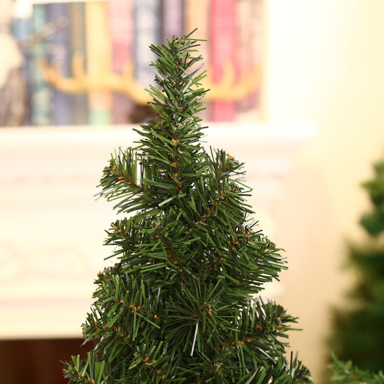 Hemp Bottom Mini Christmas Tree Shopping Mall Window Desktop Decoration, Size: A-S10 30cm