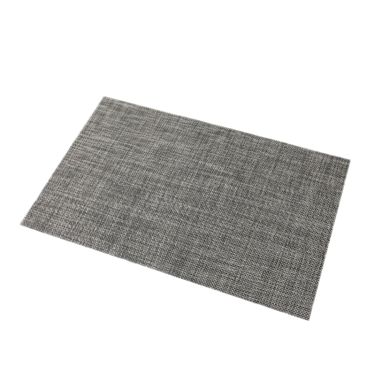 PVC Woven Antibacterial Mildew Proof Heat Insulation Coaster(Dark Grey)