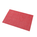 PVC Woven Antibacterial Mildew Proof Heat Insulation Coaster(Red)