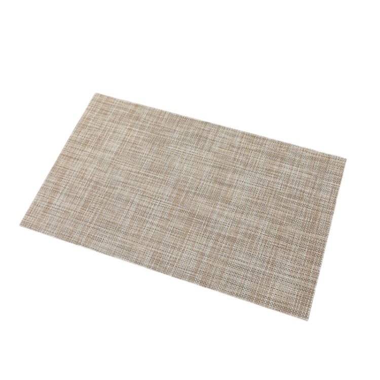 PVC Woven Antibacterial Mildew Proof Heat Insulation Coaster(Gold)