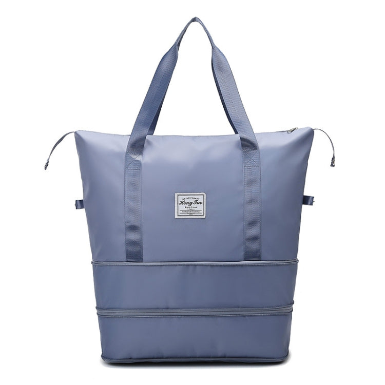 HT-224 Large Capacity Expandable Waterproof Sports Fitness Bag(Blue)