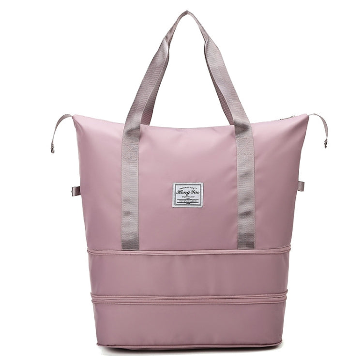 HT-224 Large Capacity Expandable Waterproof Sports Fitness Bag(Pink)