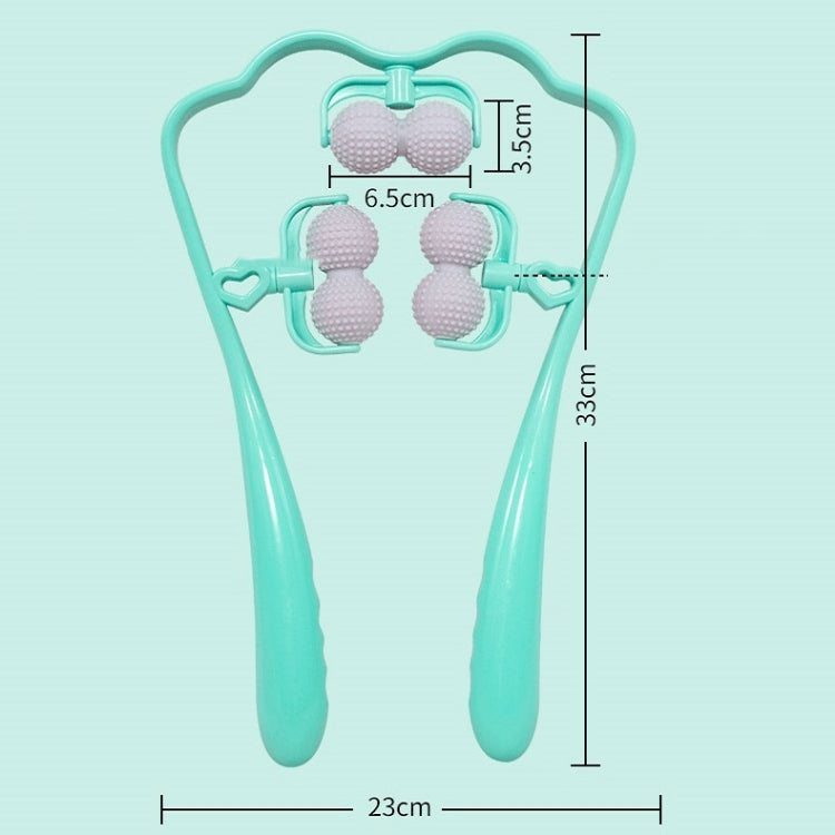 Handheld Cervical Shoulder And Neck Massager(Green)