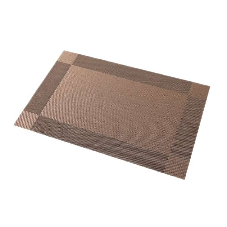 PVC Heat-insulating Non-slip Table Mat(Brown)