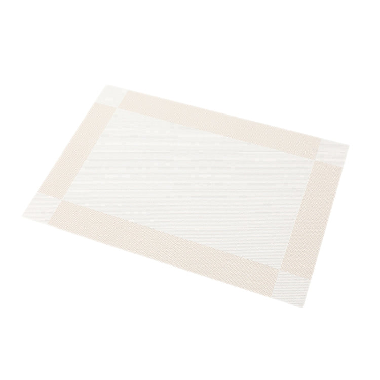 PVC Heat-insulating Non-slip Table Mat(Creamy White)