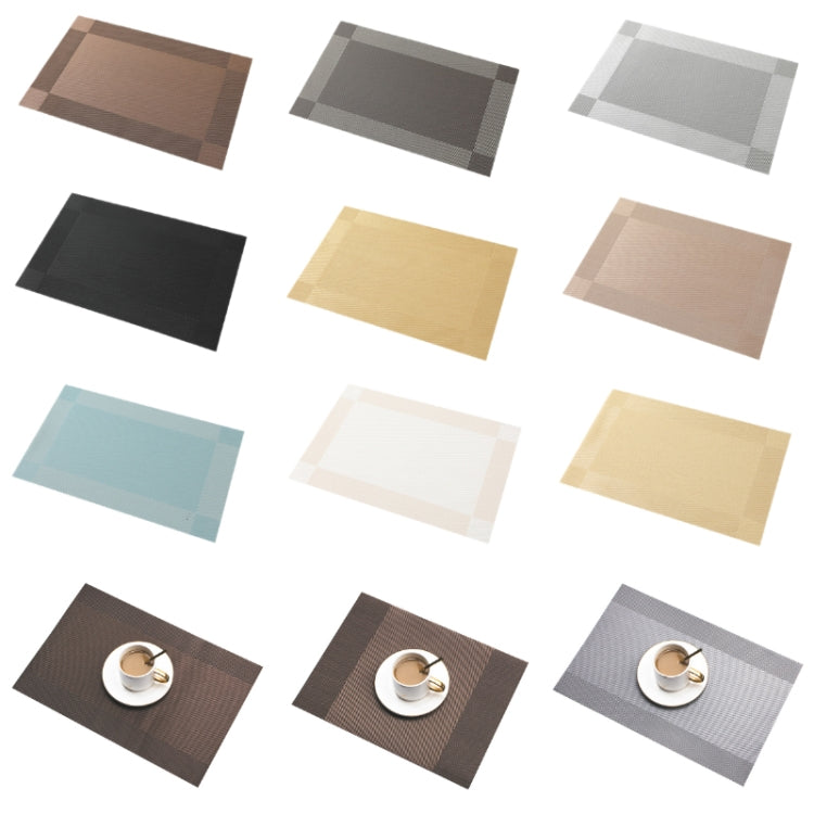 PVC Heat-insulating Non-slip Table Mat(Blue)