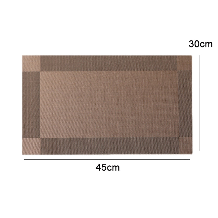 PVC Heat-insulating Non-slip Table Mat(Blue)