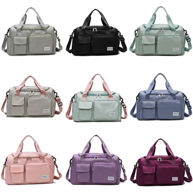 B-X336 Large Capacity Waterproof Travel Gym Bag Luggage Bag, Size: S(Light Pink)