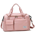 B-X336 Large Capacity Waterproof Travel Gym Bag Luggage Bag, Size: L(Light Pink)