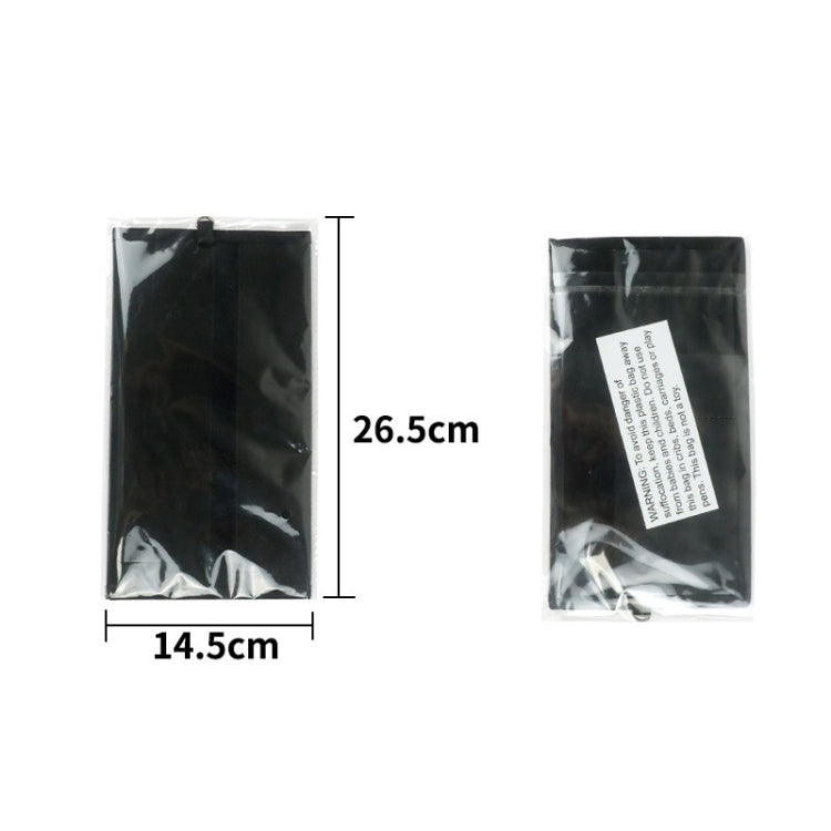 Car Key Signal Shielding Bag Tablet Mobile Phone Privacy Protective Cover Small(Black)