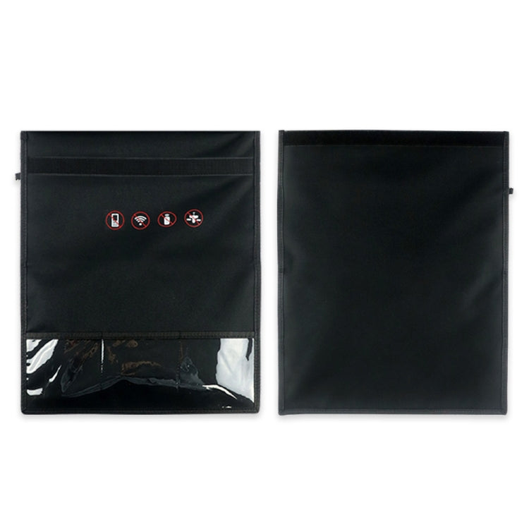 Car Key Signal Shielding Bag Tablet Mobile Phone Privacy Protective Cover Small(Black)