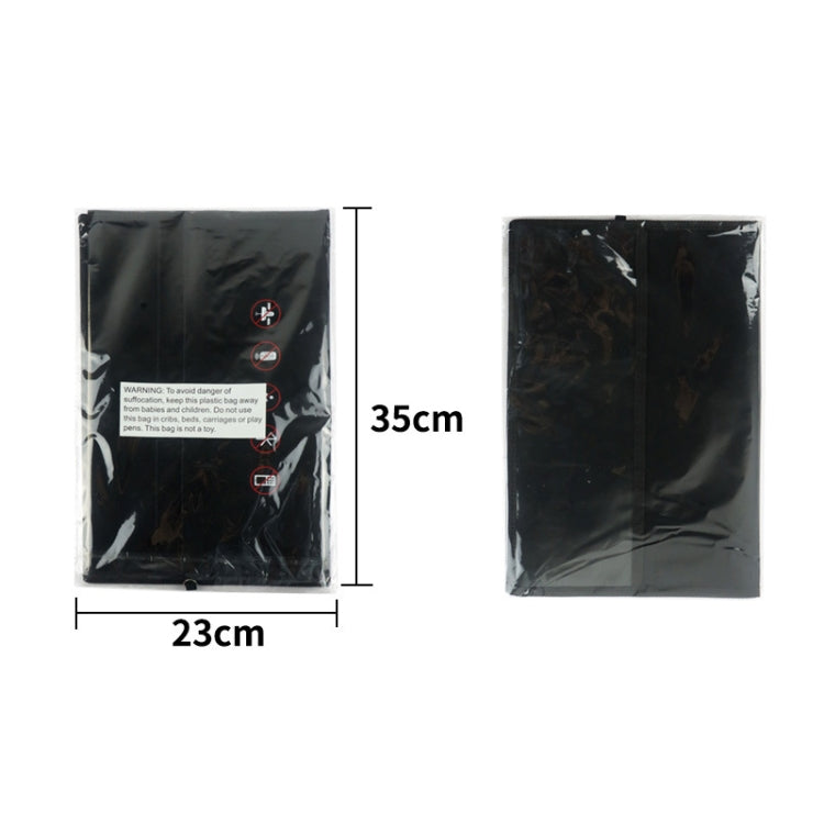 Car Key Signal Shielding Bag Tablet Mobile Phone Privacy Protective Cover Large(Black)