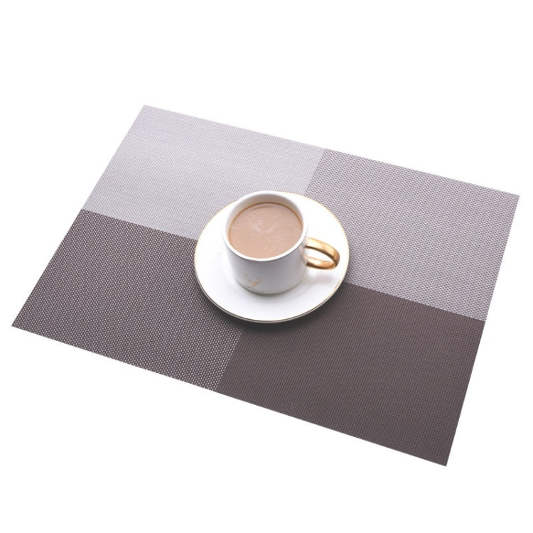 PVC Waterproof Oil-proof Dining Table Insulation Mat(Dark Coffee)