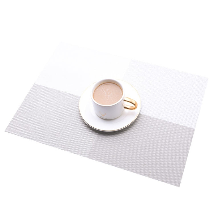 PVC Waterproof Oil-proof Dining Table Insulation Mat(Light Gray)