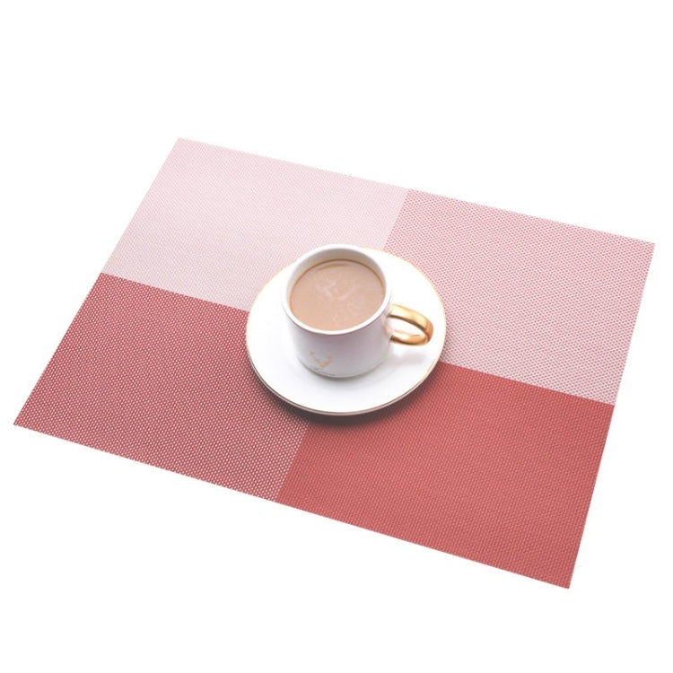 PVC Waterproof Oil-proof Dining Table Insulation Mat(Dark Red)