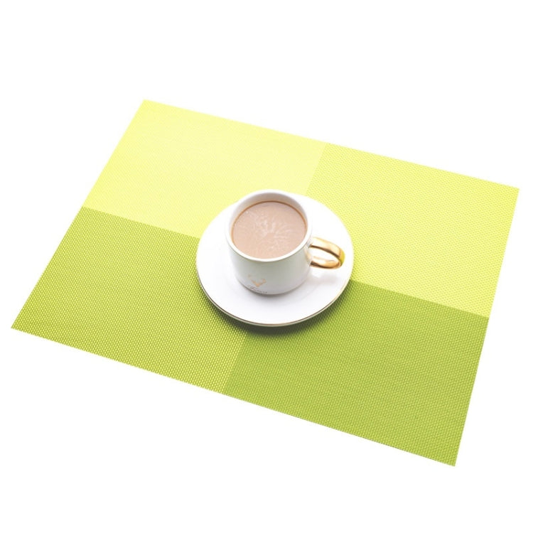 PVC Waterproof Oil-proof Dining Table Insulation Mat(Green)