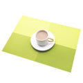 PVC Waterproof Oil-proof Dining Table Insulation Mat(Green)
