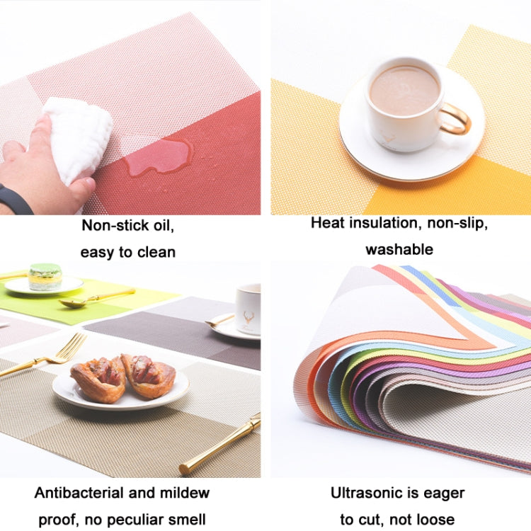 PVC Waterproof Oil-proof Dining Table Insulation Mat(Green)