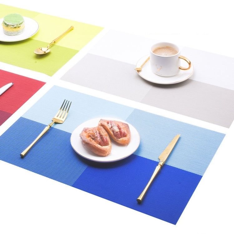 PVC Waterproof Oil-proof Dining Table Insulation Mat(Black White)