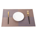2 PCS PVC Table Top Thermal Insulation Placemat(Blue)