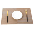 2 PCS PVC Table Top Thermal Insulation Placemat(Grey)